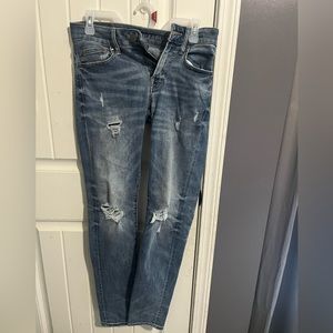 American eagle ripped jeans